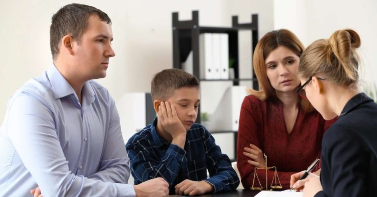 divorce family custody meeting