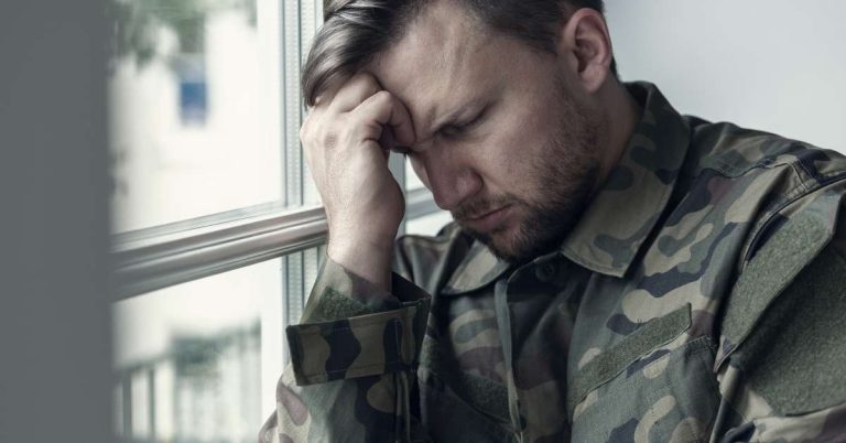 man coping with depression after divorce
